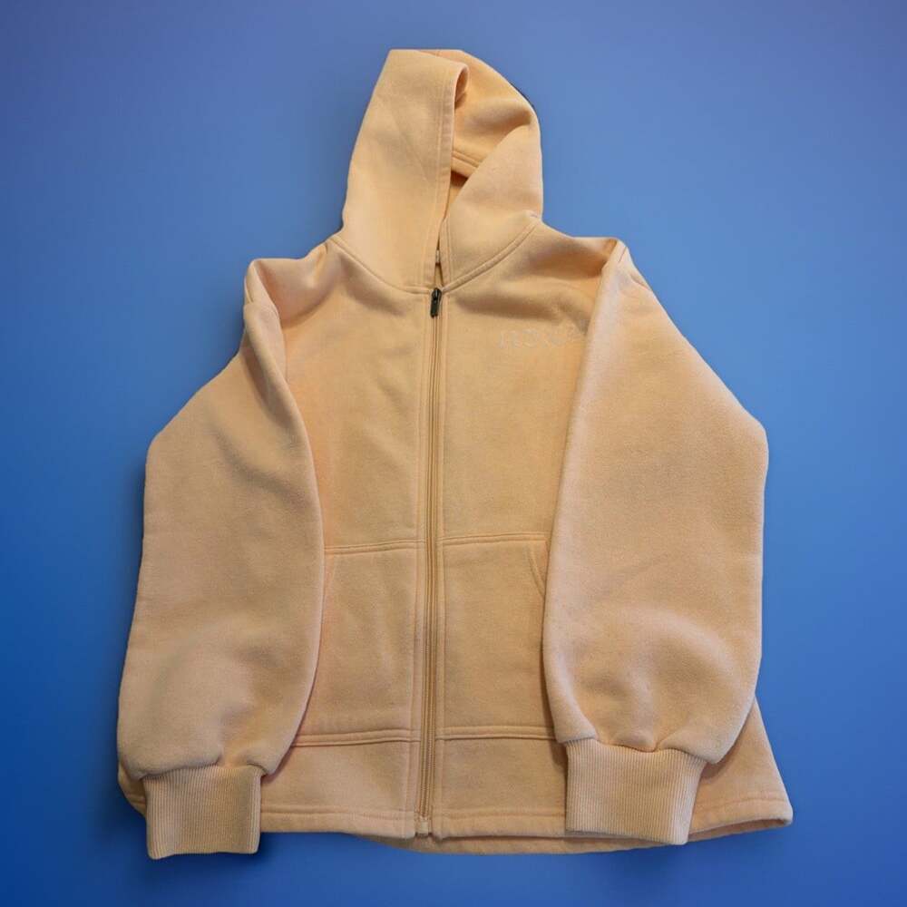 Roxy Girls Seeking Seashells Zip Up Hoodie Sweatshirt Size L 16 Defects In Pics